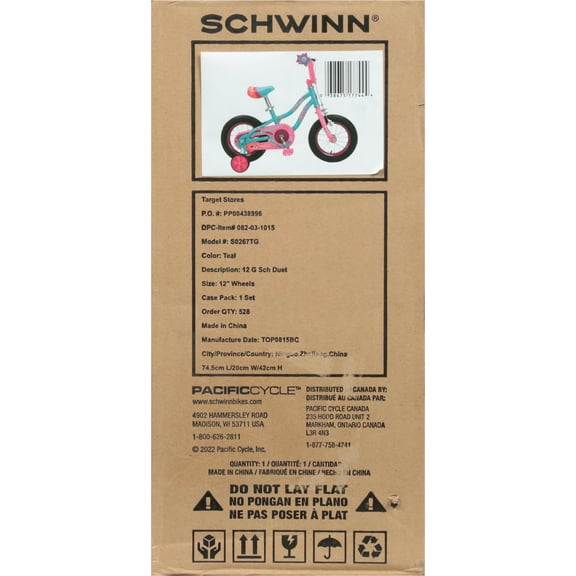Schwinn 12 in Wheels Bike 1 ea