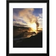 thumbnail image 2 of Bison Wildlife Grazing by Old Faithful Geyser, Yellowstone National Park, Wyoming, USA Framed Print Wall Art By Adam Jones, 2 of 5