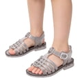 thumbnail image 2 of Xfvqtps Girls Sparkling Jelly Shoes Beach Sandals Open Toe Summer Waterproof Princess Gladiator Shoes, 2 of 6