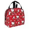 thumbnail image 2 of Bolsa de almuerzo con aislamiento de dibujos animados de Hello Kitty, bolsa térmica reutilizable, grande, caja de almuerzo, bolsos de comida, viajes de trabajo, 2 of 5