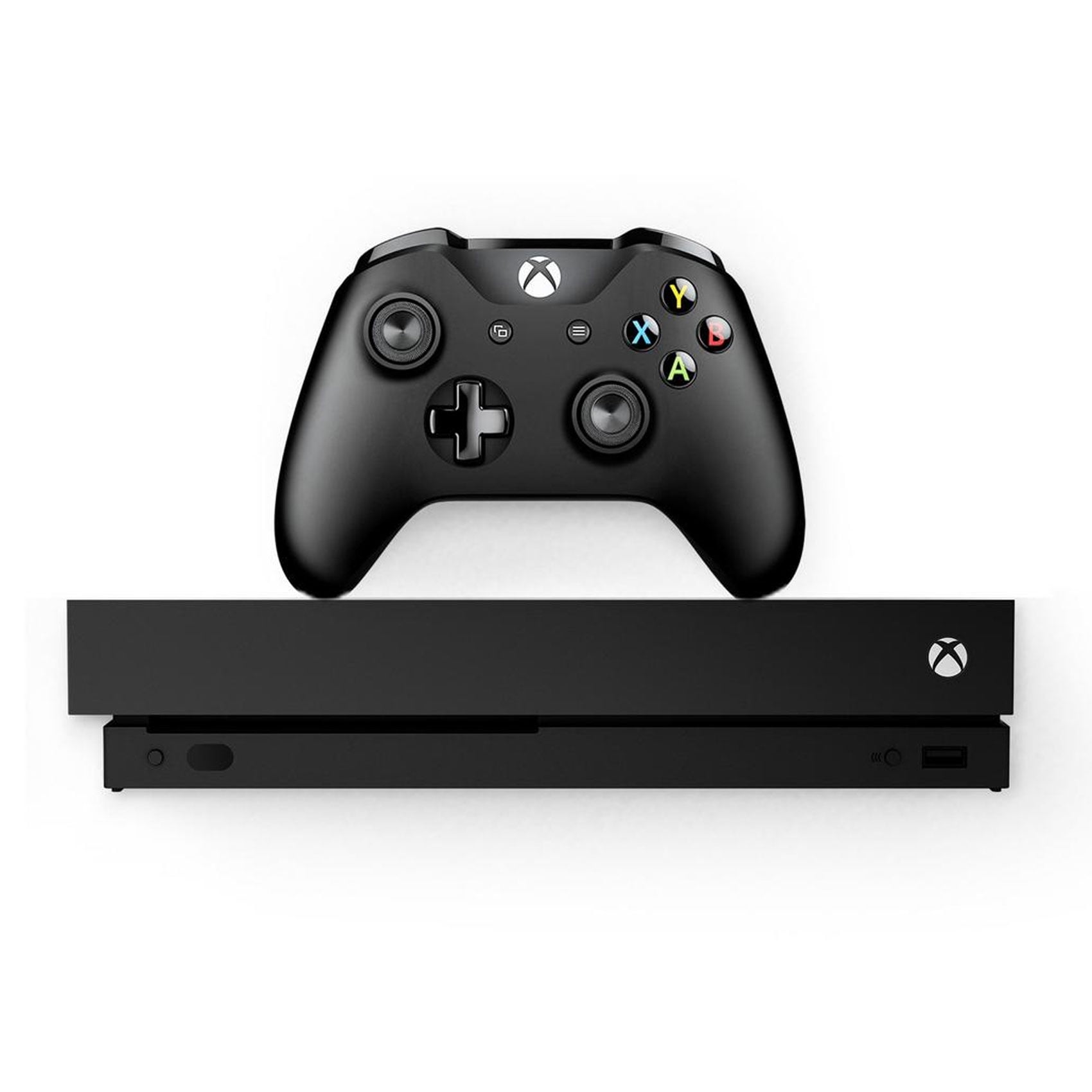 Pre-Owned Microsoft Xbox One X 1TB, 4K Ultra HD Black with BOLT AXTION Cleaning Kit Headset ( )