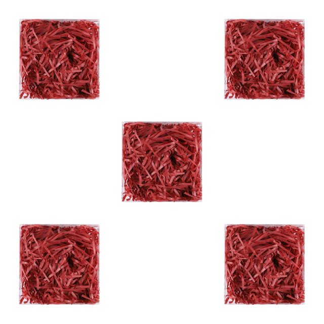 sweethay 1 paquete de relleno de rafia de papel Lafite triturado arrugado DIY hogar práctico confeti artesanal boda Pascua Año Nuevo vino rojo Type2 NO2