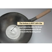 Craft Wok Flat Bottom 14 inches Carbon Steel Wok / 731W316
