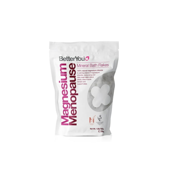 Copos de baño minerales para la menopausia de BetterYou para mujeres - 26,4 oz de sal de baño