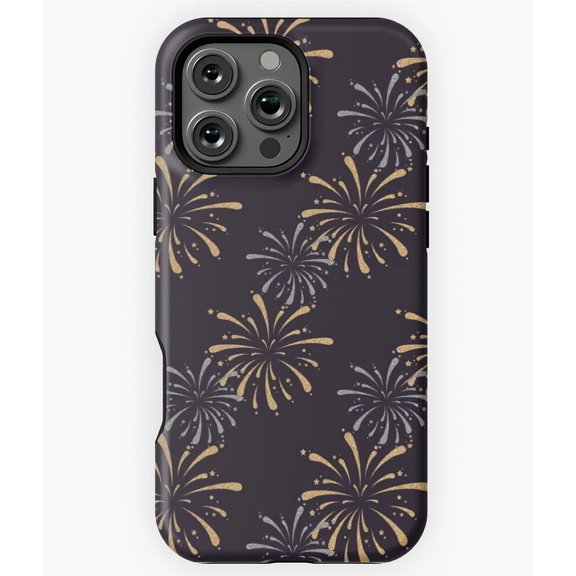 Happy New Year 2021 Fireworks Party Phone Case for iPhone 16 15 14 13 12 11 Pro Max