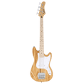 thumbnail image 3 of Tcbosik Electric Bass Guitar, 4 String Bass Guitar with Bag, Strap, Plectrum, Spanner Tool and Connecting Wire for Beginner, Burlywood, 3 of 11