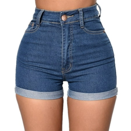 New 2016 Summer Style Hole Punk Rock Fashion High Waisted