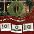 thumbnail image 3 of CIPACHO 24 inch Christmas Wreath, Artificial Norfolk Pine Wreath with Pine Cones and 88 Realistic Branches for Door, Wall, Holiday Decoration for Indoor Outdoor, 3 of 7