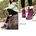 thumbnail image 4 of Npasoilc Snow Boots for Women,Winter Boots with Lace Up,Ankle Boots and Fluff Boots With Fleece,Fur Lined Short Boots, 4 of 8
