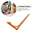 thumbnail image 3 of Masteelf 6 Pcs  L Shape Sewing Ruler Measuring Layout Tool Handmade Handworking Ruler, 3 of 8