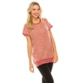 thumbnail image 2 of Haute Edition Women's Short Sleeve Pocket Tunic Top with Pockets & Plus Sizes, 2 of 5