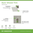 thumbnail image 2 of Symmons S3691BBZ15TRM Duro Hydromersion Shower Only Trim Package - Bronze, 2 of 7
