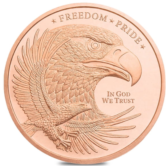 1 oz Eagle Copper Round .999 Fine