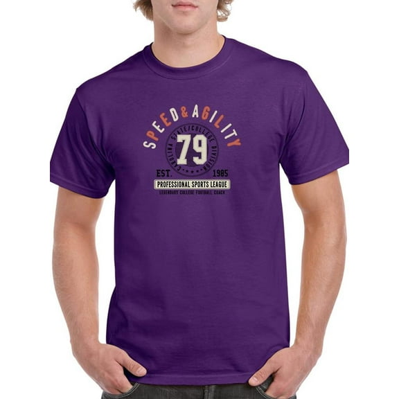 College Style Sports League T-Shirt Men -Image by Shutterstock, Male Small