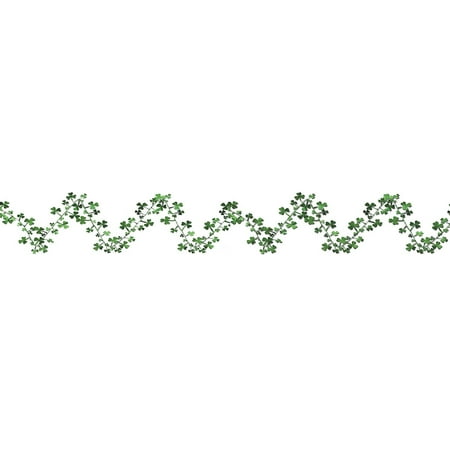Gleam 'N Flex Shamrock Garland 25' - 12 Pack (1 Per Card)