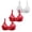 D, variant on Gkeoshab Women's Bras 3PC Women's Plus Size DEF Cup Lace Mesh Bras Breathable Full Coverage Bra C 90D