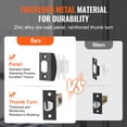 thumbnail image 3 of KFFKFF Dual Door Handle Kit, Satin Black Curved Door Lever, Twin Entry Door Handle Kit with Interchangeable Handle Lever, Robust Dual Door Lock Kit with Non-Functional, Suitable for Business Door, 3 of 9