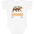 thumbnail image 3 of Inktastic Wyoming Vacation Bear Silhouette Boys or Girls Baby Bodysuit, 3 of 5