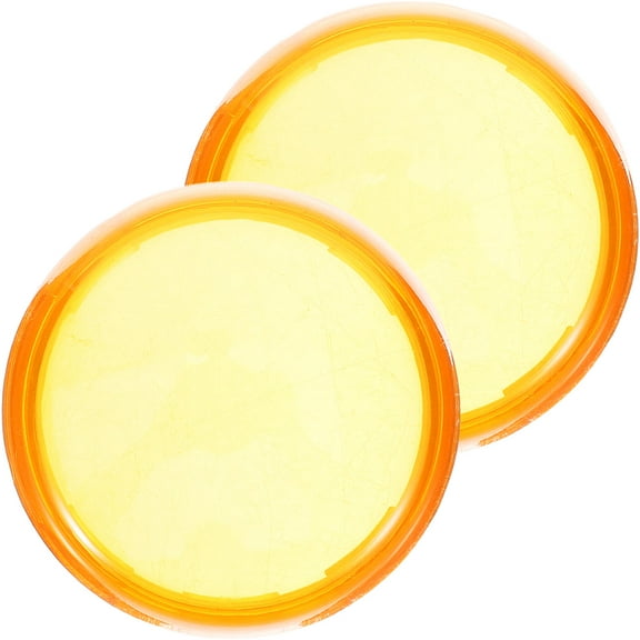 Raindrops Yellow ABS Motorcycle Turn Signal Lenses Housing Shell 2Pcs for Vehicle Safety