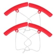 thumbnail image 4 of SWETRACE 4Set Red Plastic Rim Protector Ring for Car and Motorcycle Tire Rim Protectors 14.50X3.00X1.20CM, 4 of 8