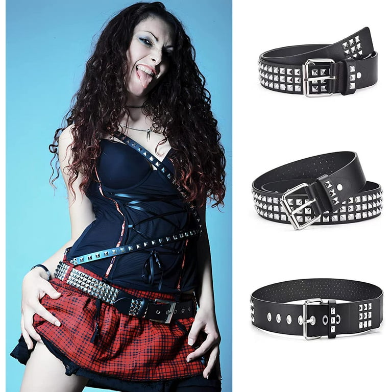 Studded Belt Punk Belt Y2K Goth Belt for Men or Women Studded Belt Punk Belt Y2K Goth Belt for Men or Women