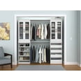 thumbnail image 2 of ClosetMaid 4595 Modular Closet Storage Glass 2-Door Kit- White, 2 of 12