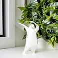 thumbnail image 4 of Escultura de pingüino, figura de resina, figura de animal minimalista moderna, dibujo animado Blanco, 4 of 6