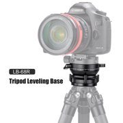 SUNWAYFOTO LB-68R 68mm 360°Panoramic Leveling Base Head for Tripod, 22 lbs (10kg) Load Capacity