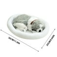 thumbnail image 3 of Oefntac Holiday Gift Sleeping Breathing Dog Plush Realistic Substitute Pet Cuddly Soft Washable Battery Operated Comfort Birthday Gift Home, 3 of 5