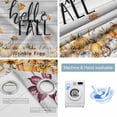 thumbnail image 2 of Fsddascl Thanksgiving Blackout Curtains for Bedroom/Living Room, Thermal Insulated Kitchen Curtains, Autumn Sunflower Pumpkin Grey Wood Grain Grommet Darkening Window Treatment Drapes 52"x63"x2, 2 of 6