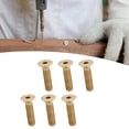 thumbnail image 3 of Countersunk Hex Socket Screws Pure Copper Flat Head Hardware Accessories M5 Machine Screws Inner Hex Screw Fasteners Bolts (50pcs) [M5*20], 3 of 9