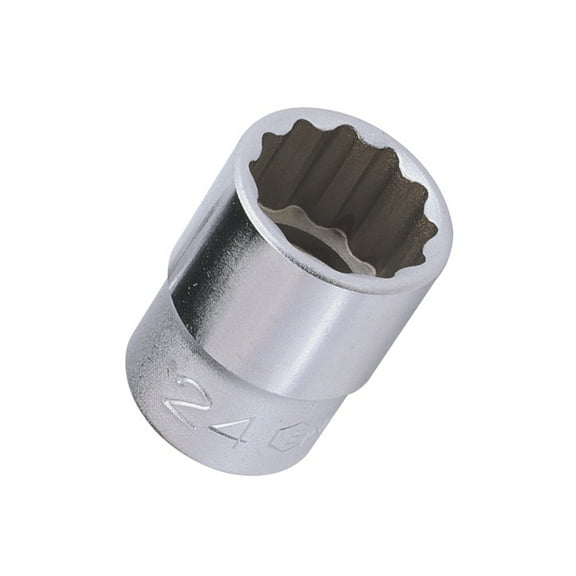 Genius Tools 1/2" Dr. 20mm Hand Socket (12-Point) - 433820