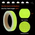 thumbnail image 3 of Uxcell Reflective Tape, 2pcs 0.8"x33FT Waterproof High Visibility Warning Safety Tape, Fluorescent Green, 3 of 6