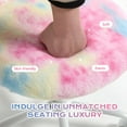 thumbnail image 5 of Adorable Butterfly Kids Desk Chair - Comfy Swivel Computer Chair for Girls Room, Fluffy Kids Office Chair for Reading & Vanity,Pink, 5 of 9