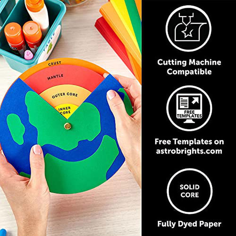Astrobrights Mega Collection, Colored Cardstock, Bright Orange, 320 Sheets, 65 lb/176 gsm, 8.5" x 11" - MORE SHEETS! (91626)