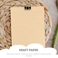 thumbnail image 3 of Homoyoyo Rectangular Light Brown Kraft Paper 150 Sheets for Poems and Lyrics, 3 of 8