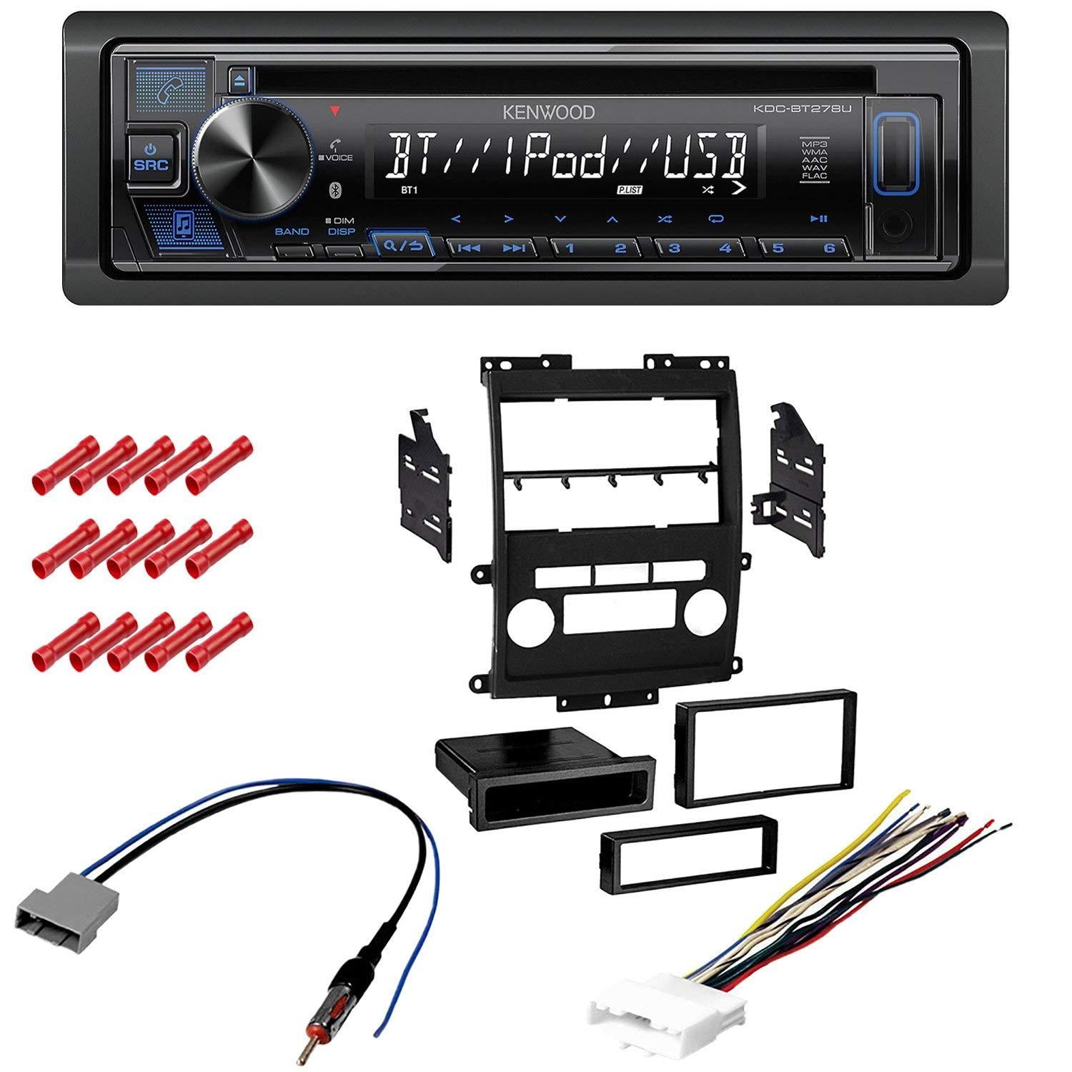 KIT8430 Kenwood Car Stereo with Bluetooth for 20092012 Nissan Frontier