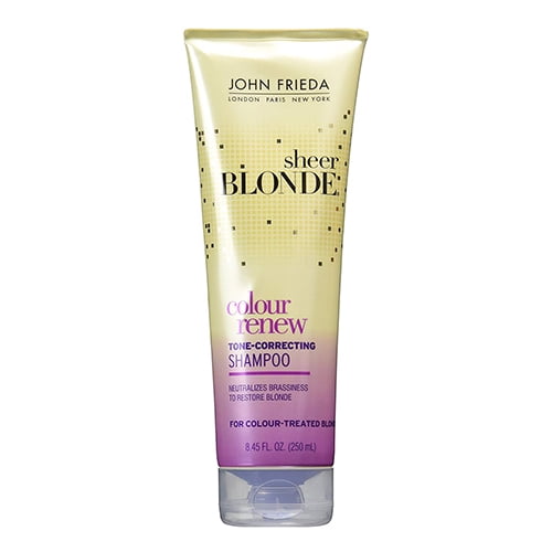 John Frieda Sheer Blonde Color Renew Tone Correcting Shampoo, 8.45 Oz