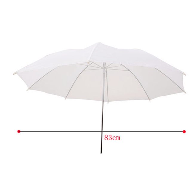Parapluie Translucide Blanc Doux 33 Po / 83cm