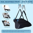 thumbnail image 5 of Guttylief Lumbar Support Pillow for Office Chair, Memory Foam Back Cushion for Car Seat & Gaming Chair, Black, 5 of 10