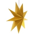thumbnail image 4 of Estrellas plegables, 30 cm Juego de estrellas de papel de flor de pascua de 9 puntas para árbol de Navidad Árbol de Navidad - amarillo negro, 2 piezas Adepaton LN-1704, 4 of 8