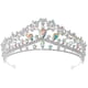 thumbnail image 1 of KAKOWELY Corona de diamantes de imitación para novia, adorno para el cabello, accesorio para el cabello de boda, 1 of 5