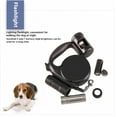 thumbnail image 6 of Retractable Dog Leash with Poop Bag Holder,360 °   Anti-Tangle,with LED Flashlight and Organizer,16ft Long Leash can be Put Away at The Touch of a Button,Suitable for Most of The Dogs, 6 of 7