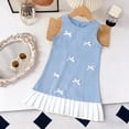 thumbnail image 6 of Girls Sleeveless Summer Tank Top Dress Floral Print Casual Slim Fit, 6 of 7