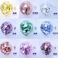 thumbnail image 2 of suxuMhao 12 Inch Glitter Balloons 100Pcs Clear Latex Balloons for Wedding Decor, Birthday Party, Outdoor Party, Round Inflatable Balloons for Arch Kit & Event Decoration, Red, 2 of 4