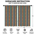 thumbnail image 2 of Blackout Kids Curtains,Boho Bohemia Geometric Line Art Childrens Insulated Curtains Set Of 2,Bedroom Essentials,Toddler Room Decor 52"x84"(132x213cm), 2 of 4