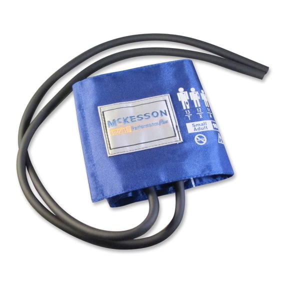 McKesson LUMEON Blood Pressure Arm Cuff and Bladder - Royal Blue, Small, 1 Ct