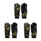 thumbnail image 3 of Jumpingount Guantes para niños Manoplas impermeables Niños Cálido Unisex Moda Estampado floral Grueso Niñas Niños Guante para esquiar al aire Type1 NO1, 3 of 6