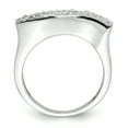 thumbnail image 2 of Sterling Silver Polished Cubic Zirconia Ring, 2 of 3