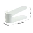 thumbnail image 3 of Amzcrzy Plastics Storage Rack Color Blocking Adjustable Shoe Storage Artifact Shoe Cabinet Storage Shoe Rack Saves Space for Home Use Shoe Storage Double-Layer Plastic Shoe Holders, 3 of 6